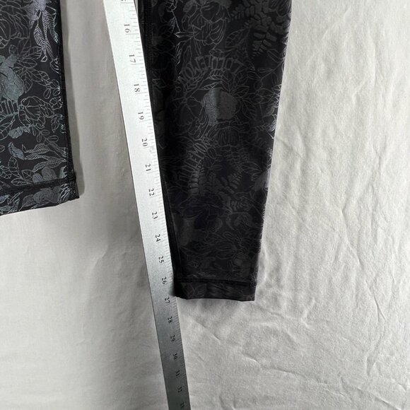 Lululemon Wunder Under Hi-Rise Tight Women 4 Stretch Breathable Black Iridescent - Picture 12 of 14